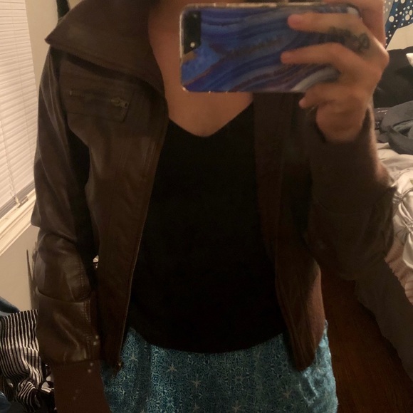 “LEATHER” JACKET - Picture 3 of 4